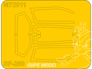 Special Hobby Masque avion M72011 SIAI-Marchetti SF-260M/AM/W 1/72