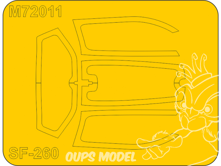 Special Hobby Masque avion M72011 SIAI-Marchetti SF-260M/AM/W 1/72