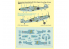 Special Hobby Masque avion K72031 Bf 109E-4 German Ace H. Wick Decal Motley Camo 1/72