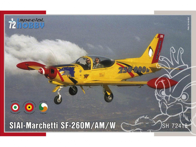 Special Hobby maquette avion 72418 SIAI-Marchetti SF-260M/AM/W 1/72