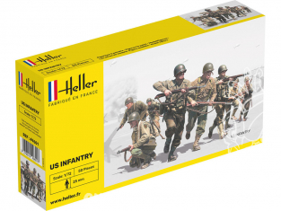 Heller maquette militaire 49601 Infanterie US 1/72