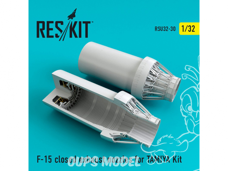 ResKit kit d'amelioration avion RSU32-030 Tuyère pour F-15 closed kit TAMIYA 1/32