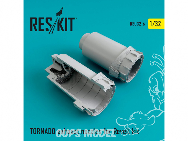 ResKit kit d'amelioration avion RSU32-006 Tuyère pour TORNADO kit Revell 1/32
