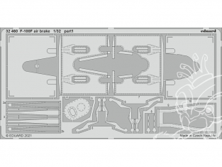 Eduard photodécoupe avion 32460 Aérofreins F-100F Trumpeter 1/32