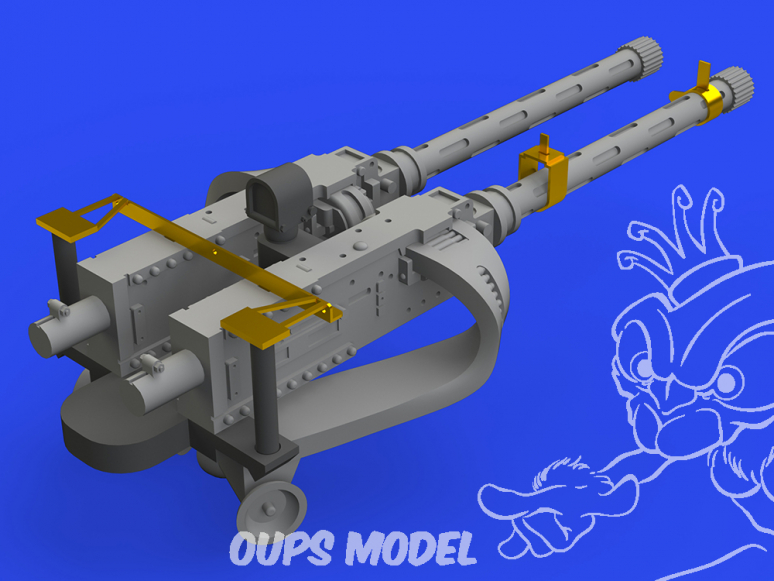 Eduard kit d'amelioration avion brassin 648584 Lysander Twin Browning machine gun Eduard 1/48
