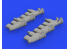 Eduard kit d&#039;amelioration brassin 672250 Pipes d&#039;échappement Spitfire Mk.Vc Airfix 1/72