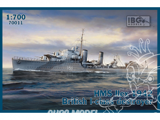 IBG maquette bateau 70011 HMS Ilex 1942 destroyer britannique de classe I 1/700