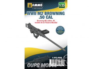 Ammo Mig accessoire 8098 WWII M2 Browning Calibre 50 1/35