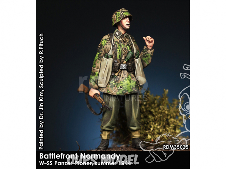 Rado miniatures figurines RDM35035 Bataille de Normandie - W-SS Panzer-Pioner Ete 1944 1/35