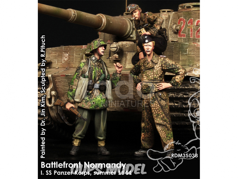 Rado miniatures figurines RDM35038 Bataille de Normandie - I. SS Panzer Korps Ete 1944 1/35