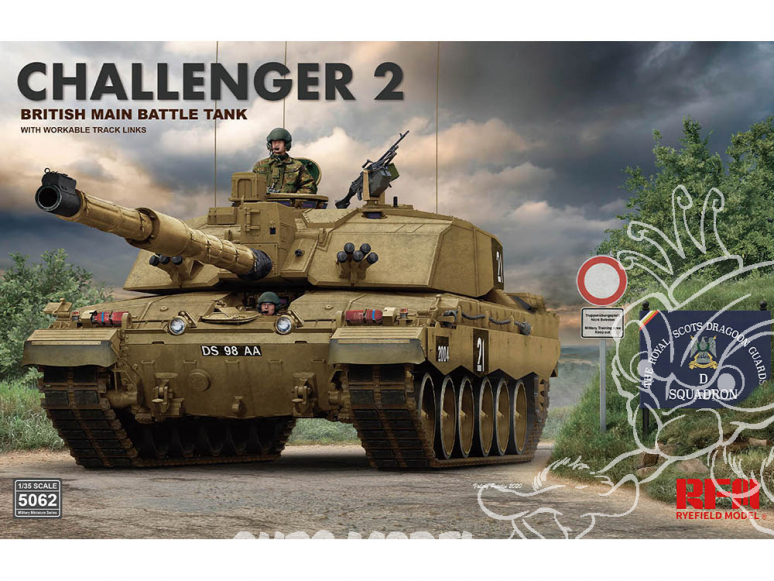 Rye Field Model maquette militaire 5062 Challenger 2 - Char de combat principal Britannique 1/35