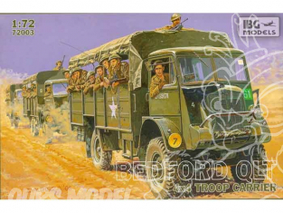 IBG maquette militaire 72003 BEDFORD QLT 4x4 troop carrier 1/72