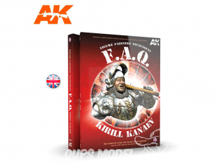 Ak Interactive livre AK630 F.A.Q. TECHNIQUES DE PEINTURE DE FIGURINES en Anglais