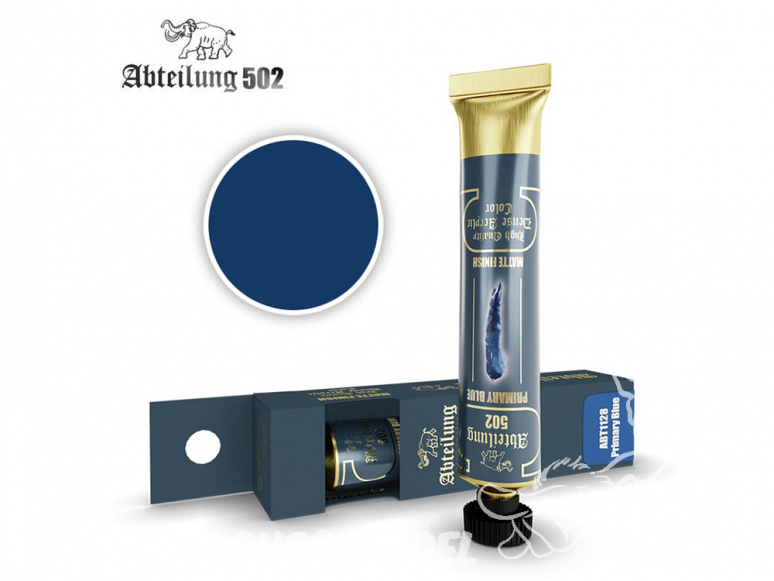 Abteilung 502 Tube Couleurs acryliques denses de haute qualité ABT1128 Bleu primaire