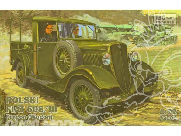 IBG maquette militaire 72009 POLSKI FIAT 508/III Fourgonette 1/72