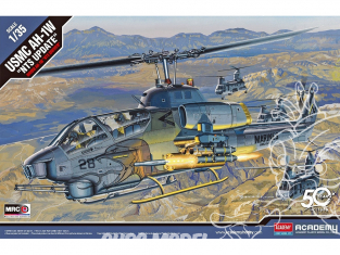 Academy maquette Helicoptére 12116 USMC AH-1W NTS Update 1/35