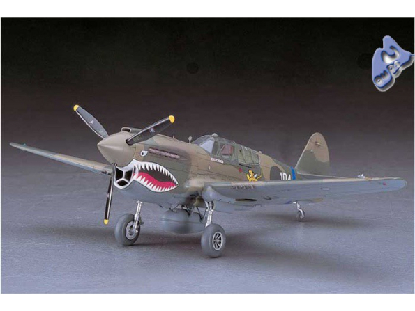 HASEGAWA maquette avion 09086 P40 E WARHAWK (JT86) 1/48