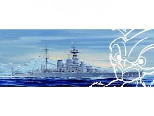 Trumpeter maquette bateau 05741 CUIRASSE HMS HOOD 1/700