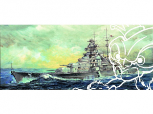 Trumpeter maquette bateau 05711 CUIRASSE BISMARCK 1/700