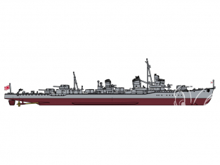Hasegawa maquette bateau 43176 Destroyer de la marine japonaise Minegumo (type Asashio) Full Hull Special 1/700