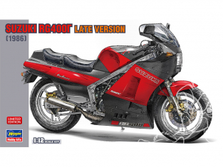 Hasegawa maquette moto 21728 Suzuki RG400R version de fin de serie 1/12