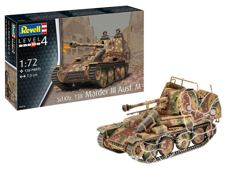 Revell maquette avion 03316 Sd.Kfz. 138 Marder III Ausf. M 1/72