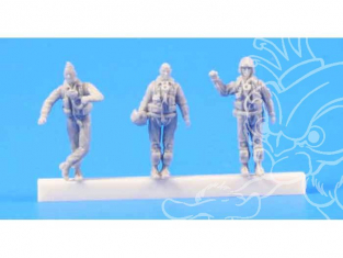 CMK figurine 72222 PILOTES DE JET EPOQUE MODERNE 1/72