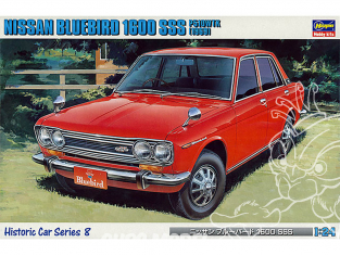 Hasegawa maquette voiture 21208 Nissan Bluebird 1600 SSS «1969» 1/24
