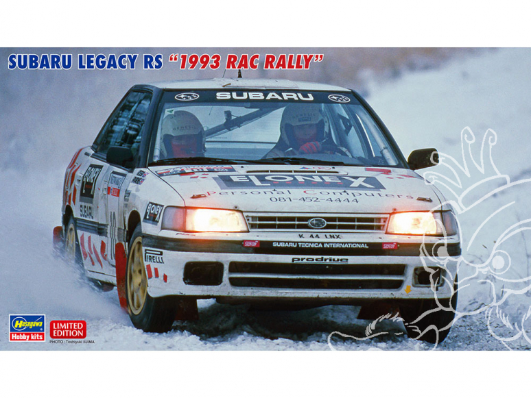 Hasegawa maquette voiture 20467 Subaru Legacy RS «1993 RAC Rally» 1/24