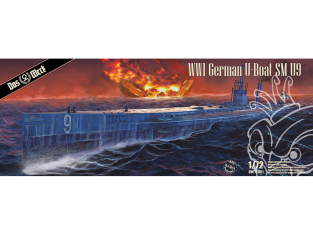 DAS WERK maquette sous-marin DW72001 U-Boat SM U-9 1/35