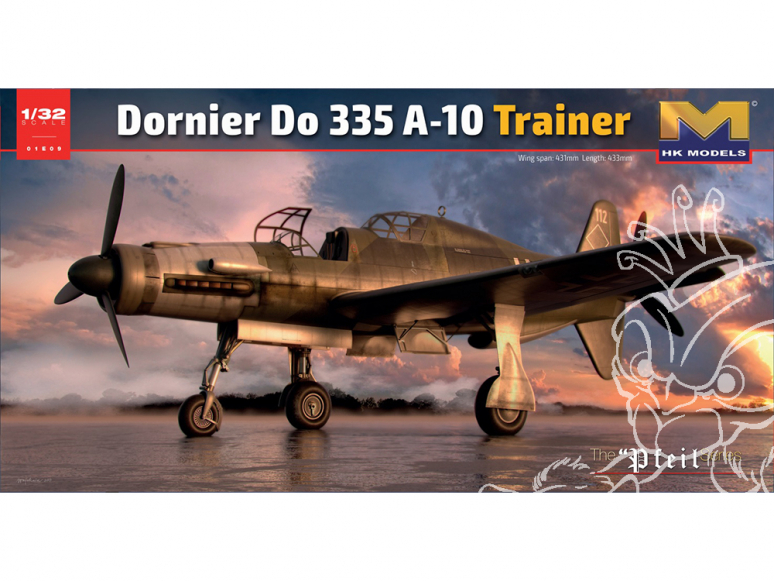 HK Models maquette avion 01E09 Dornier Do 335 A-10 Trainer 1/32