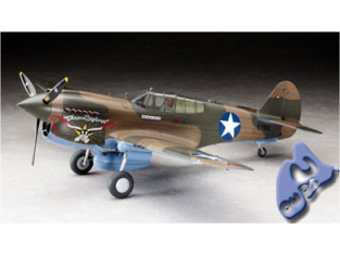 HASEGAWA maquette avion 08879 P-40E WARHAWK 1/32