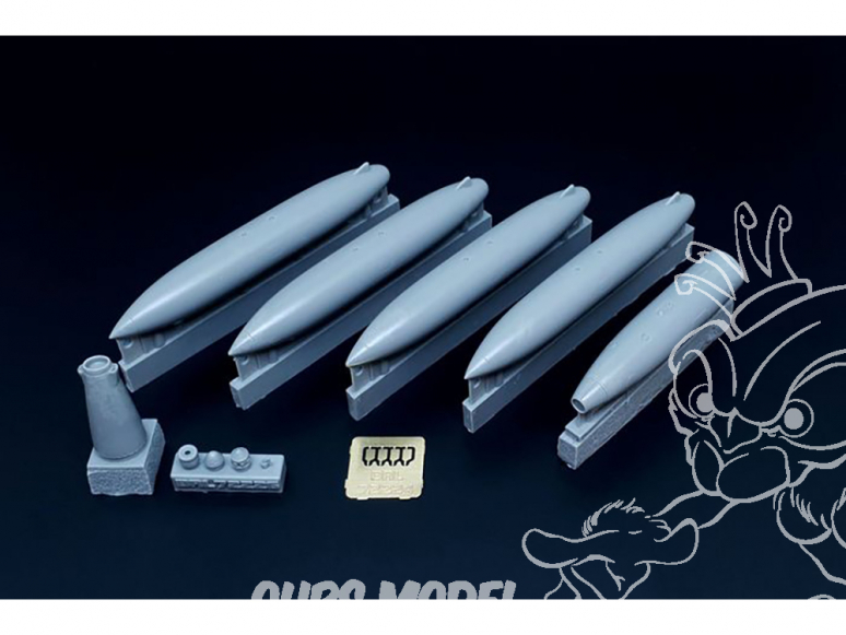 Brengun accessoire avion BRL72224 Réservoir supplémentaire de carburant pour un F A-18 E_F Super Hornet 1/72