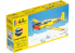 Heller maquette avion 56287 SAAB SAFIR 91 inclus peintures principale colle et pinceau 1/72