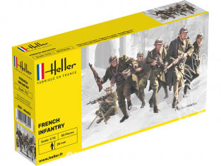 Heller maquette militaire 49602 Infanterie francaise 1/72