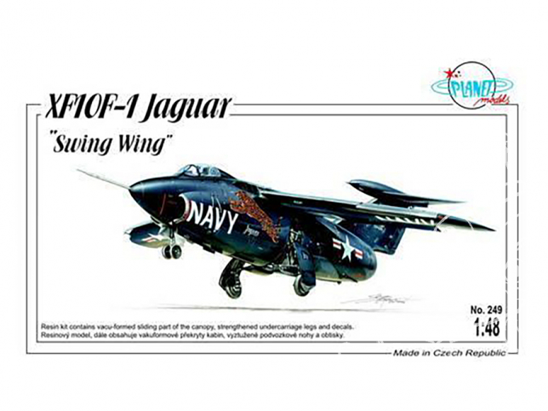 Planet Model PLT249 XF10F-1 Jaguar "Swing Wing" full resine kit 1/48