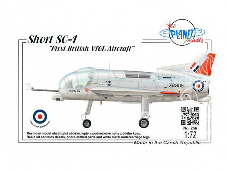 Planet Model PLT266 Short SC-1 "First British VTOL Aircraft" full resine kit 1/72