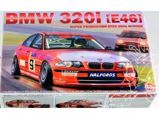 NuNu maquette voiture de Piste PN24007 BMW 320 [E46] SUPER PRODUCTION DTCC 2001 WINNER 1/24