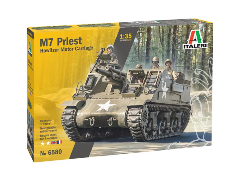 Italeri maquette militaire 6580 M7 Priest 1/35