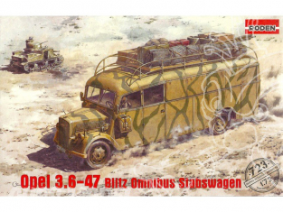 Roden maquettes militaire 723 OPEL 3.6-47 BLITZ OMNIBUS STABWAGEN 1942 1/72