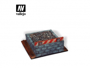 Vallejo Bases de diorama SC120 Arret de voie 1/35