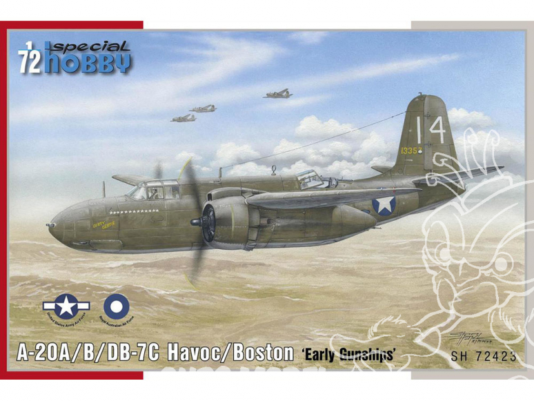 Special Hobby maquette avion 72423 A-20B/C Havoc ‘Gunships’ 1/72