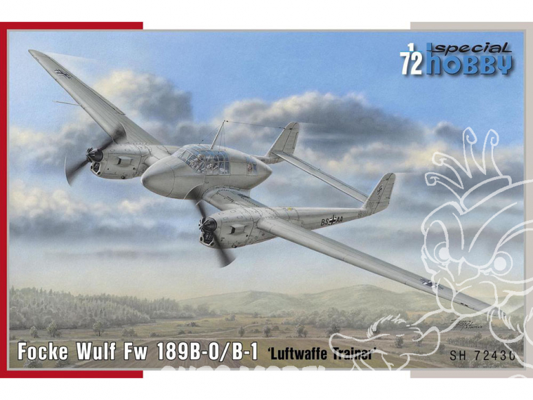 Special Hobby maquette avion 72430 Focke Wulf Fw 189B-0/B-1 ‘Luftwaffe Trainer’ 1/72