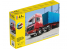 Heller maquette camion 57702 Volvo F12-20 Globetrotter et Remorque porte Container ensemble complet 1/32