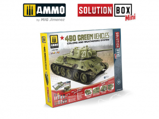 MIG Solution Box Mini 7900 Véhicules Vert 4BO Couleurs et vieillissement - Livre