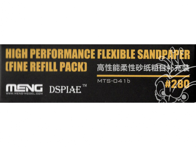 MENG MTS-041b Papier abrasif flexible haute performance grain 280