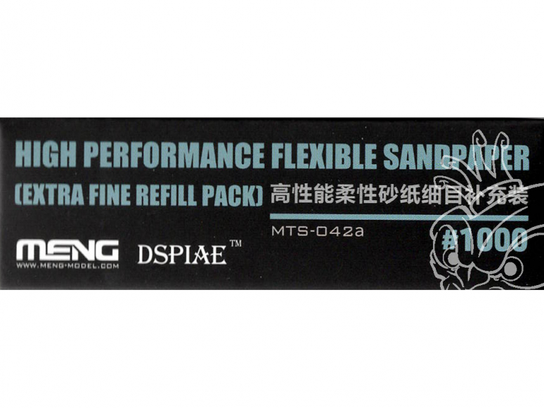 MENG MTS-042a Papier abrasif flexible haute performance grain 1000