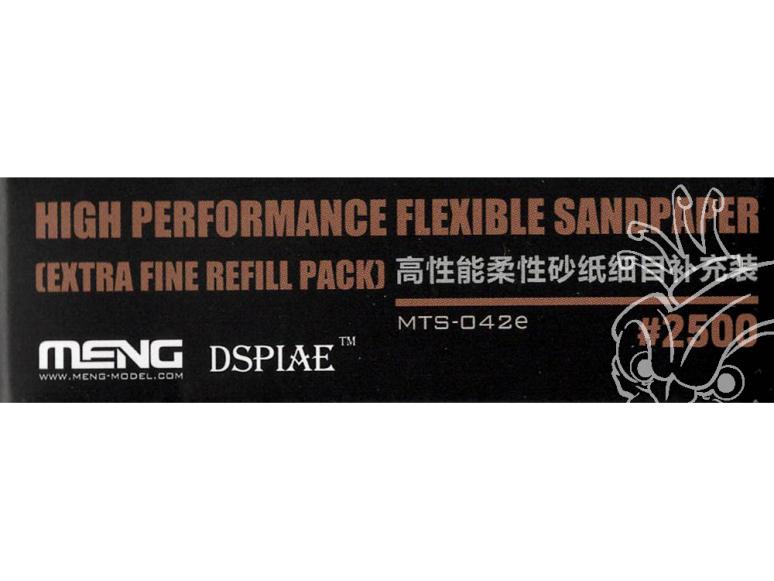 MENG MTS-042e Papier abrasif flexible haute performance grain 2500