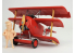 Suyata maquette cartoon SK001 Fokker Dr.I Intérieur complet &amp; Baron rouge