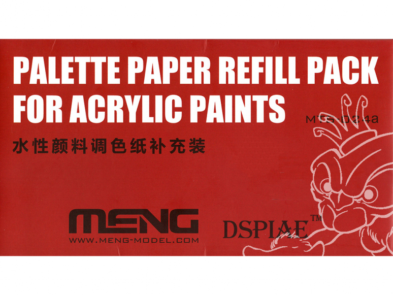 MENG MTS-024a Pack de recharge de papier pour Palette humide